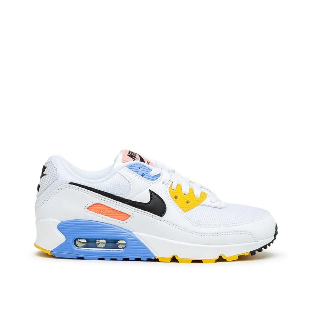 Nike WMNS Air Max 90 (White / Blue / Yellow)