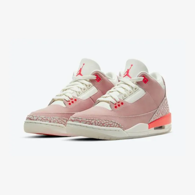 Nike Women's Air Jordan 3 Retro (Rust Pink/ Pink/ Sail/ ...