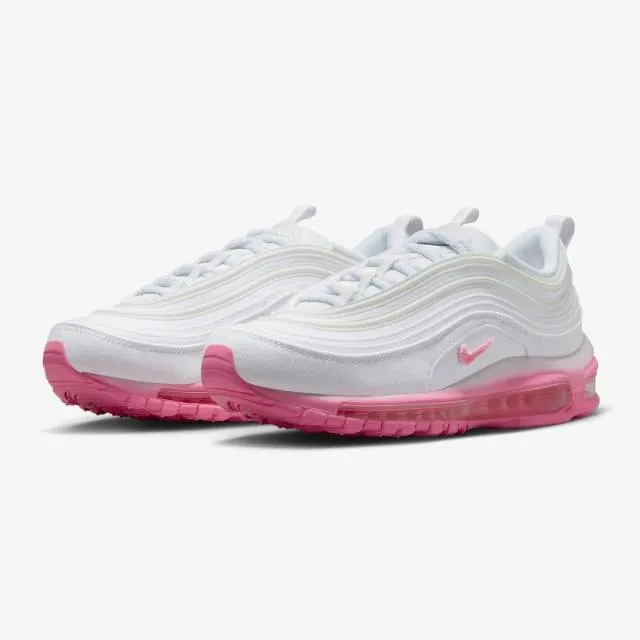 Nike women's air max 97 se (chenille swoosh pink foam/ white/ pink foam/ pink spell) sizes 6-10 fj45