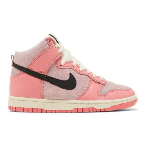 Nike women's dunk high (hoops/ medium soft pink/ black) sizes 6-10 dx3359-600