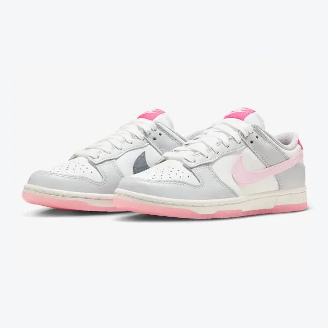 Nike women's dunk low (520 pack pink/ white/ grey/ pink) sizes 6-10 fn3451-161