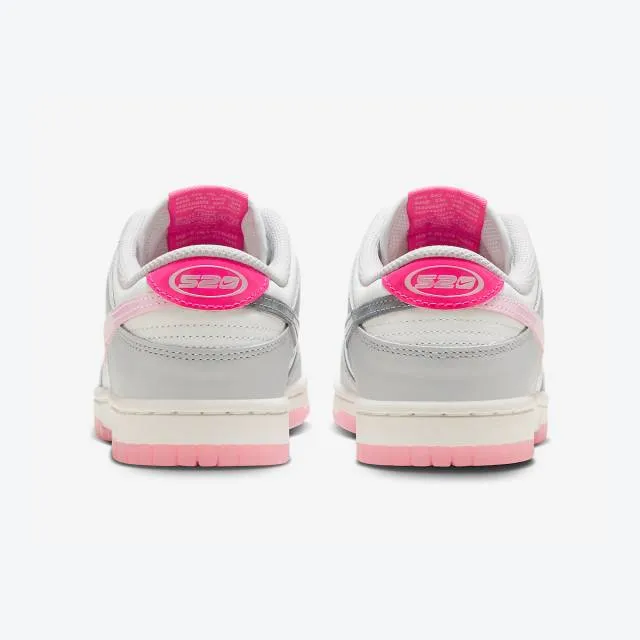 Nike women's dunk low (520 pack pink/ white/ grey/ pink) sizes 6-10 fn3451-161