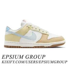 Nike women's dunk low next nature (soft yellow alabaster/ summit white/ glacier blue/ aquarius blue/ soft yellow/ alabaster/ pic