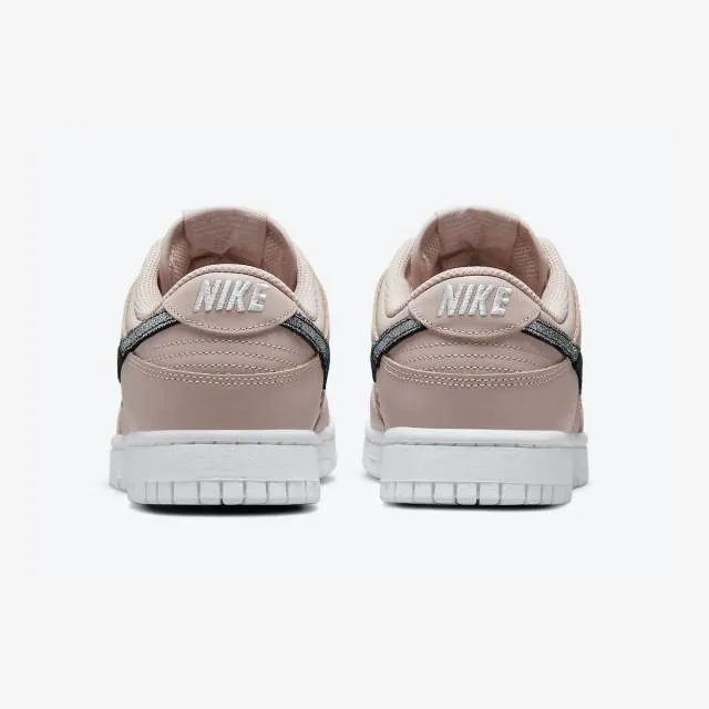 Nike women's dunk low se (primal pink/ fossil stone/ multi-color/ white/ leopard print) sizes 6-10 d