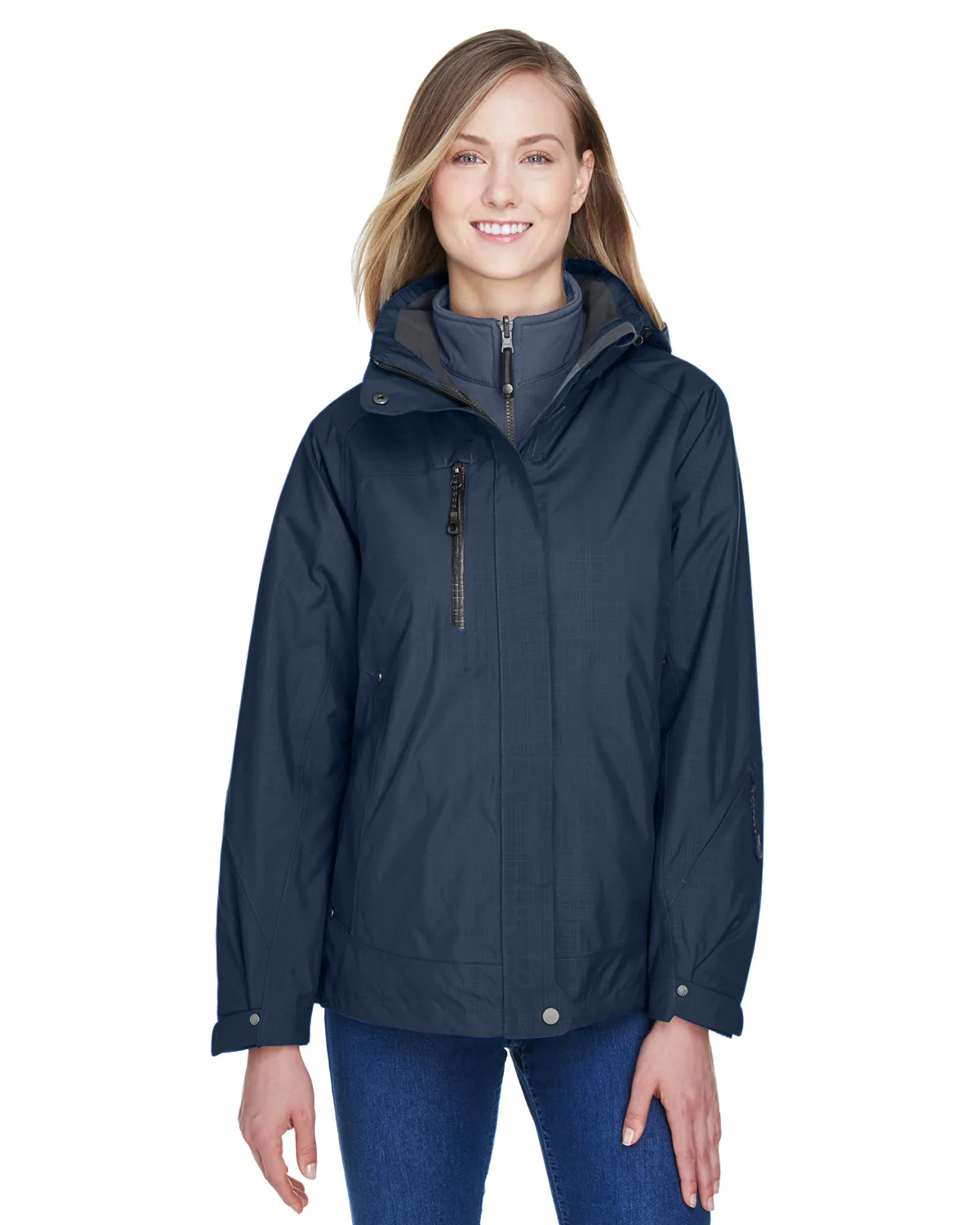 North End 78178 Ladies' Caprice 3-in-1 Jacket with Soft Shell Liner