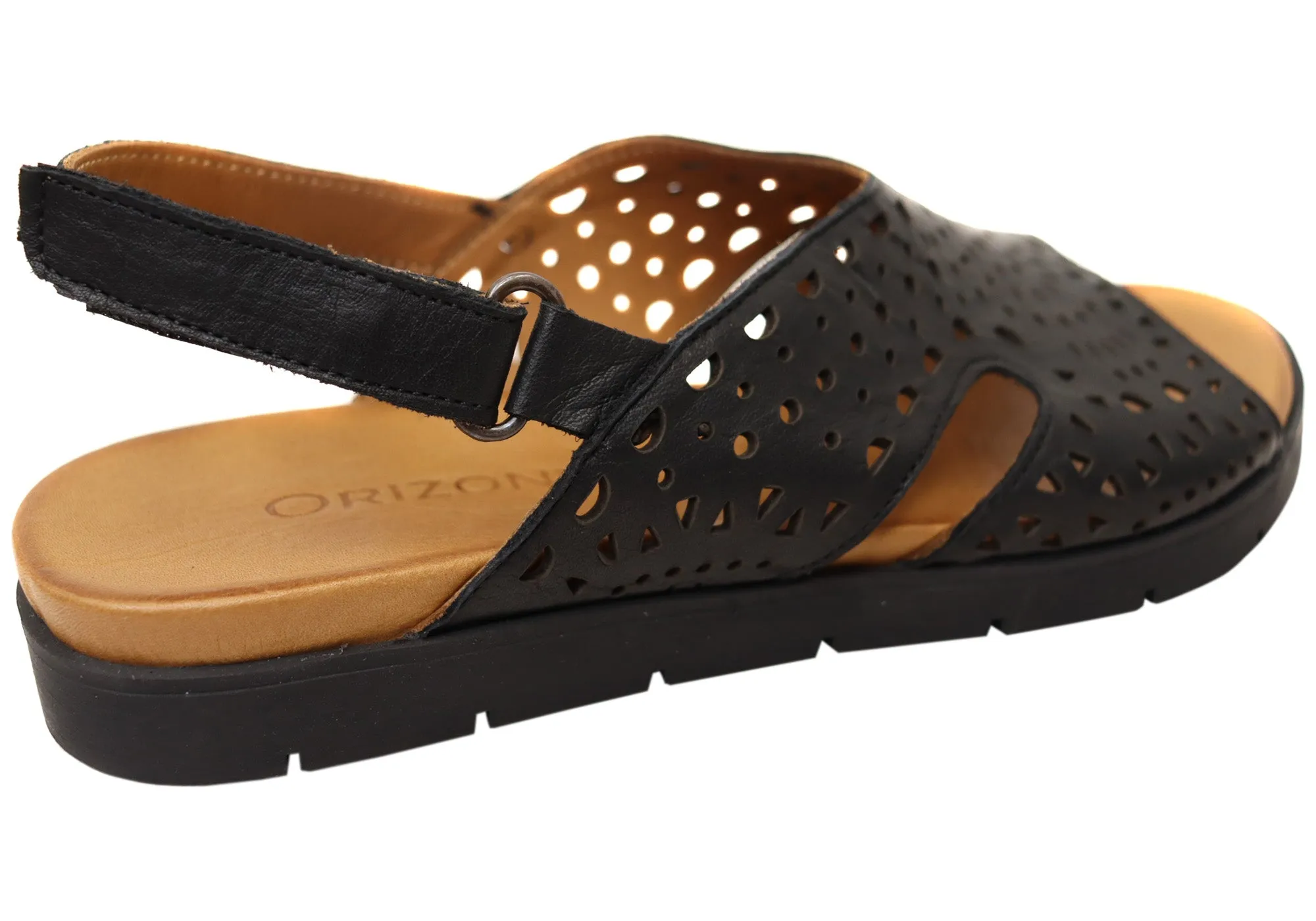 Orizonte Arkia Womens Comfortable European Leather Sandals