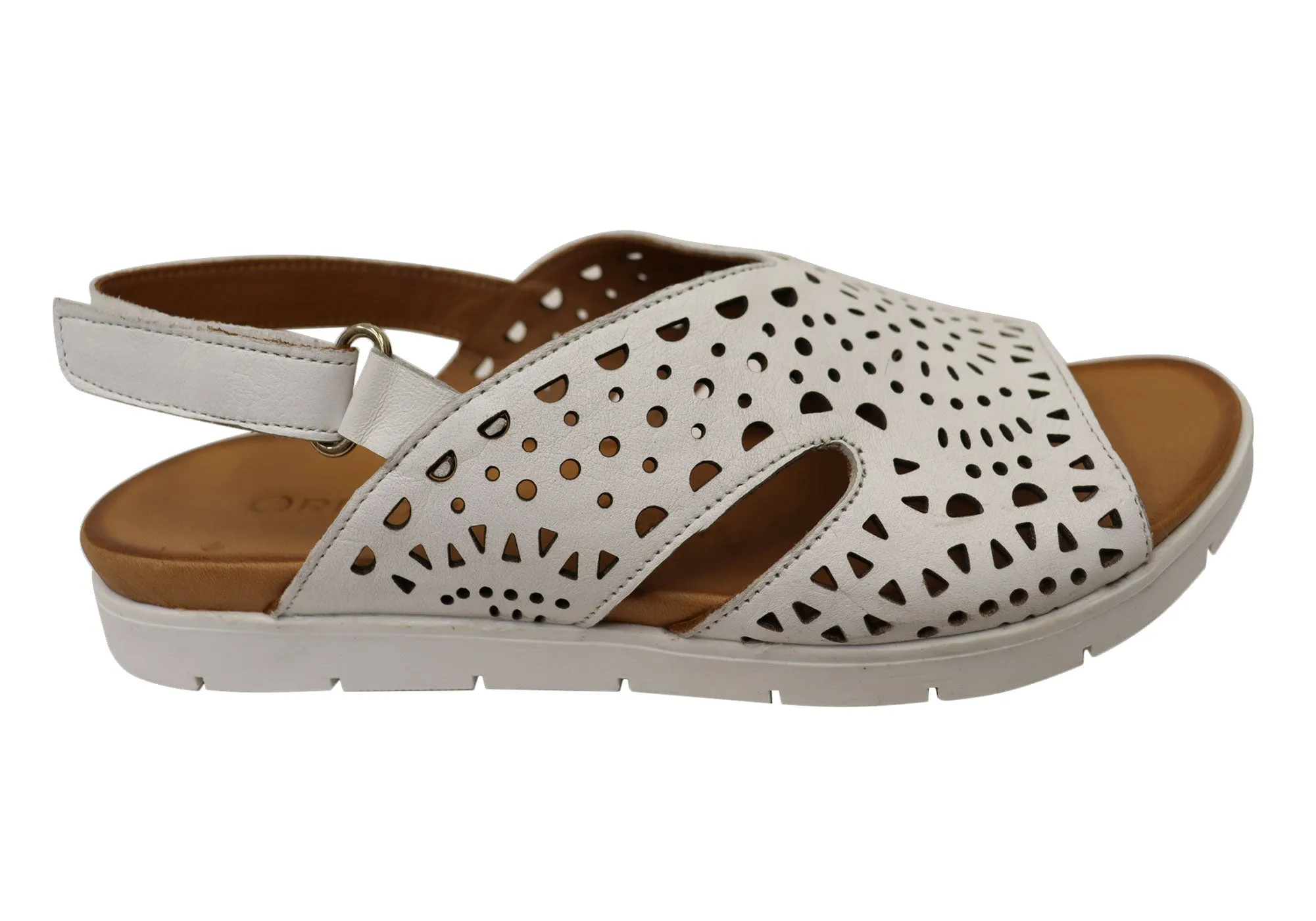 Orizonte Arkia Womens Comfortable European Leather Sandals