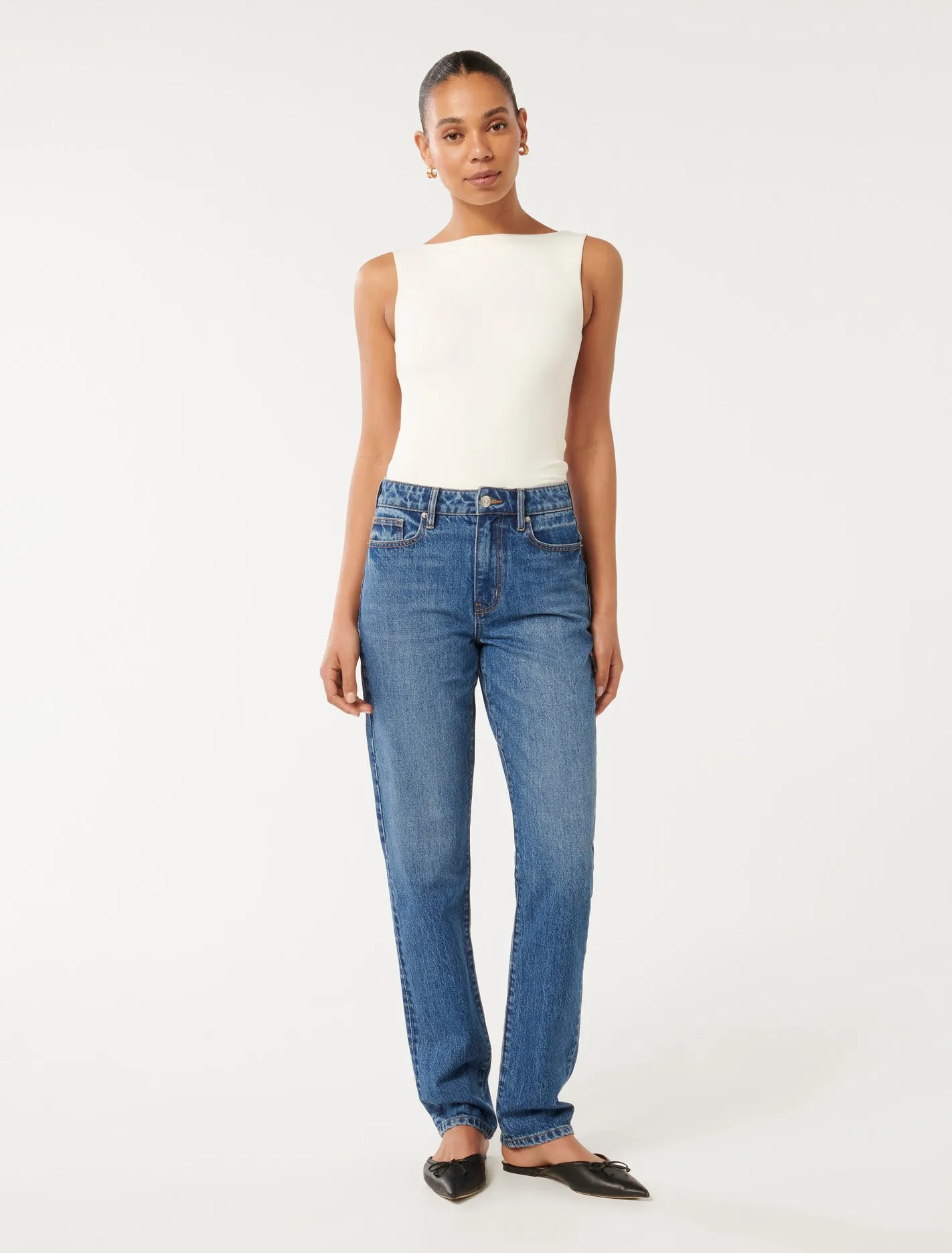 Paris Straight-Leg Jeans