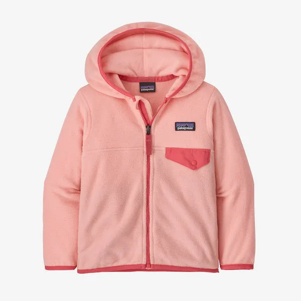 Patagonia Babies Micro D Snap T - Flamingo Pink