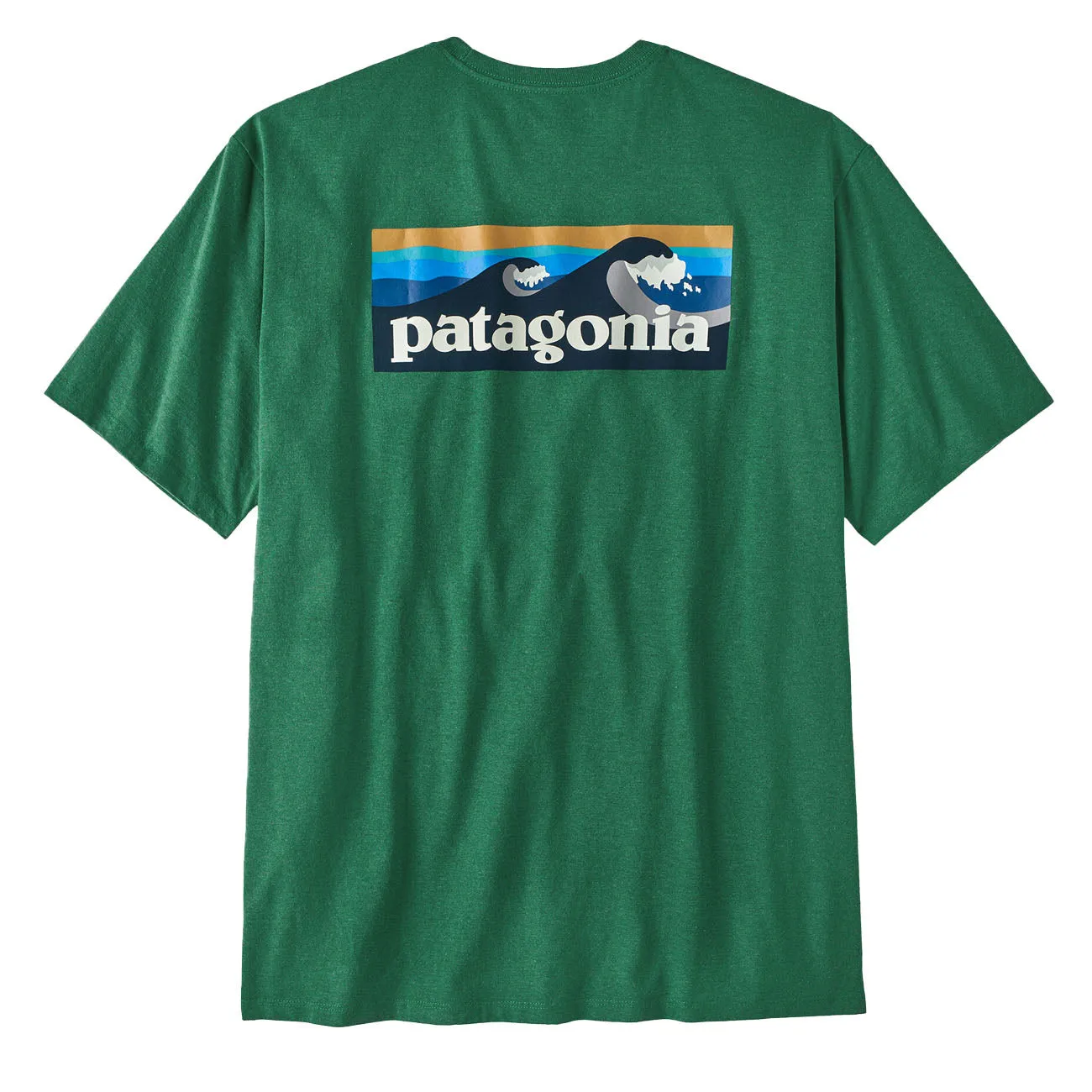 Patagonia Boardshort Logo Pocket Responsibili-Tee Gather Green