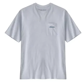 Patagonia Boardshort Logo Pocket Responsibili-Tee White