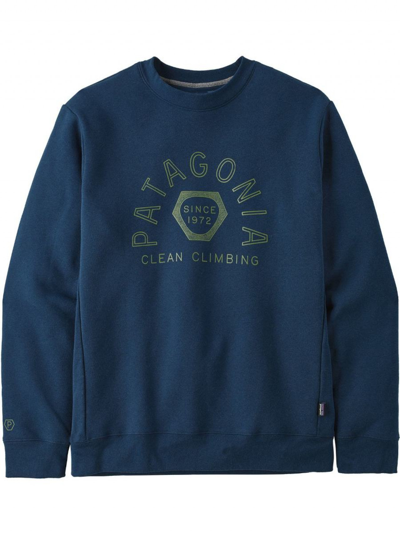 Patagonia Clean Climb Hex Sweatshirt Tidepoolblu