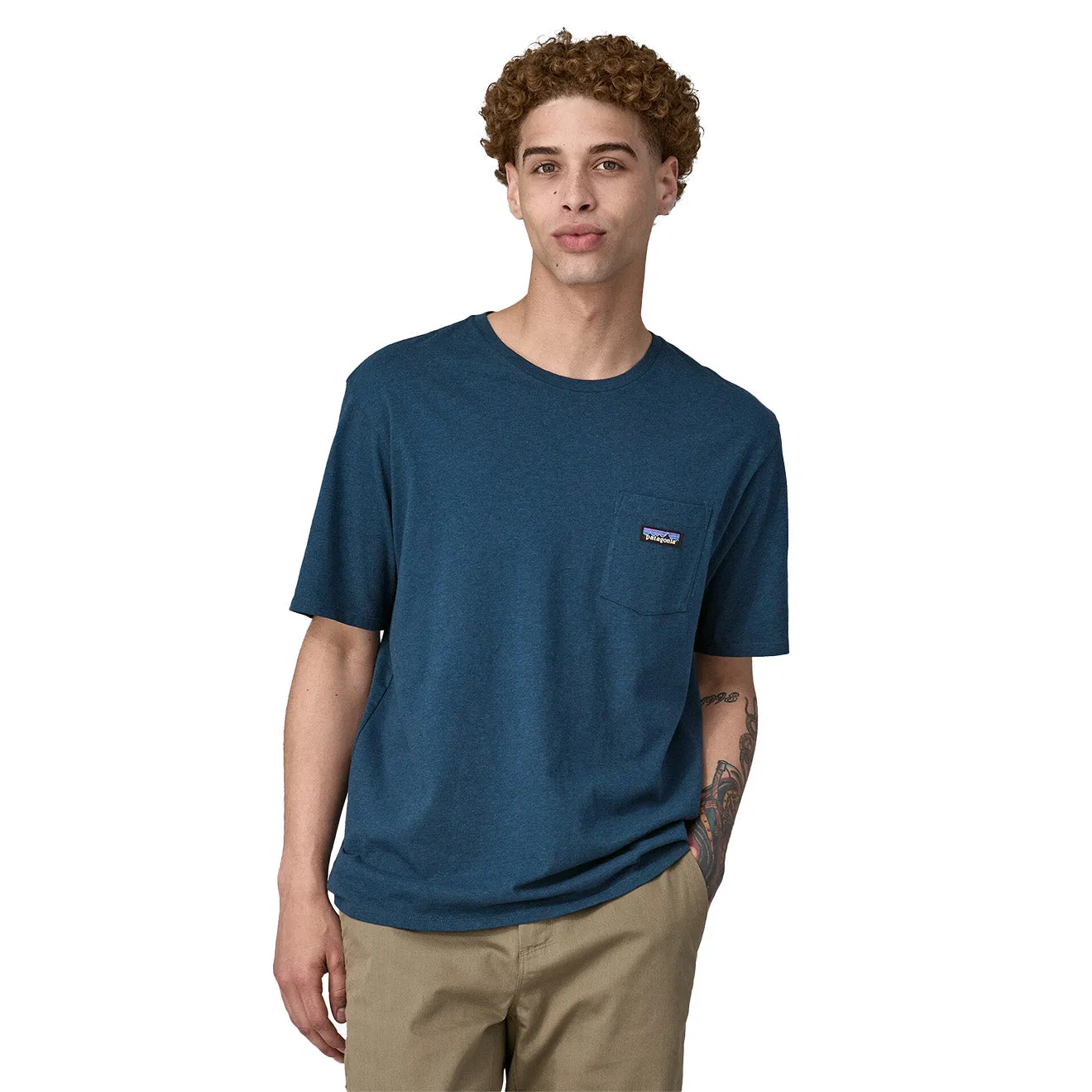 Patagonia Daily Pocket Tee Tidepool Blue