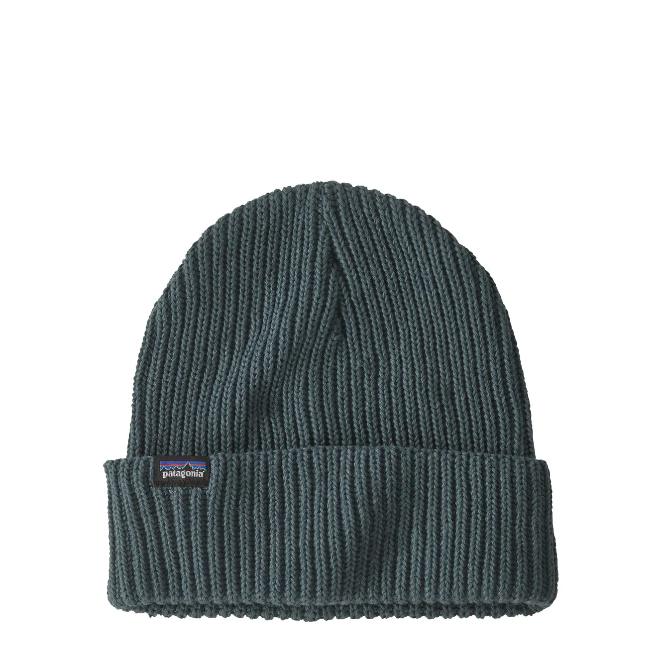 Patagonia Fishermans Rolled Beanie Black - Nouveau Green