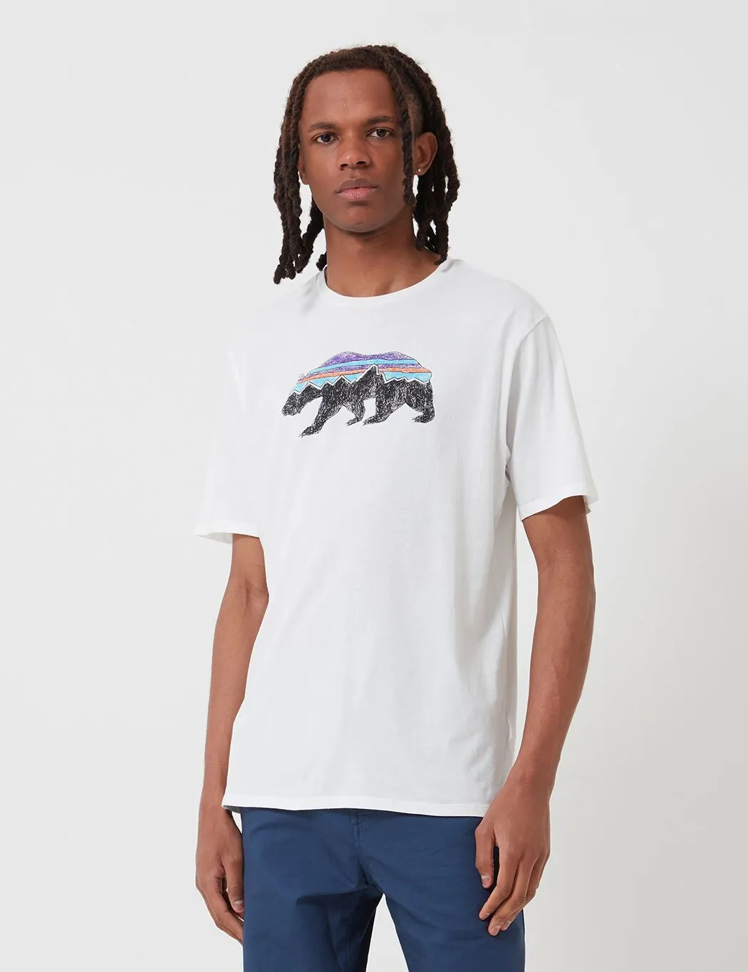 Patagonia Fitz Roy Bear T-Shirt - White