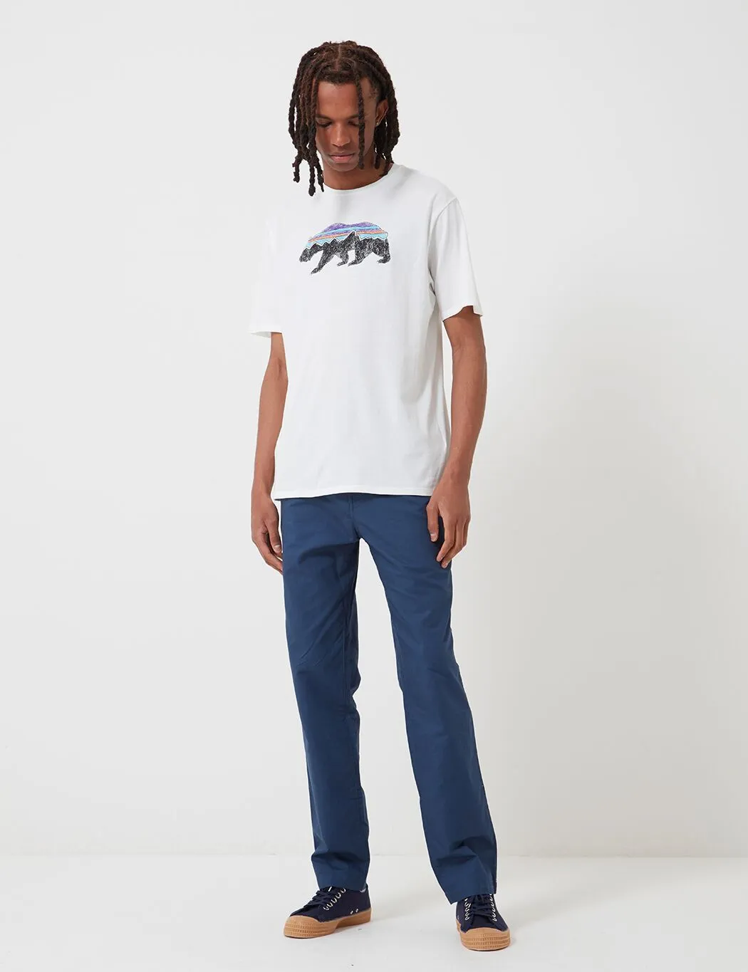 Patagonia Fitz Roy Bear T-Shirt - White