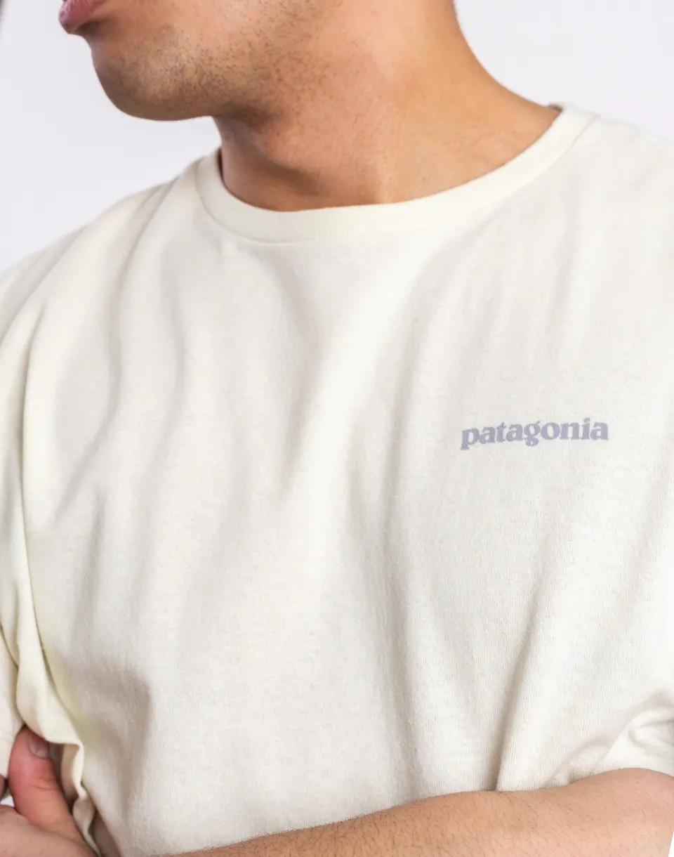 Patagonia Fitz Roy Icon Responsibili-Tee Birch White