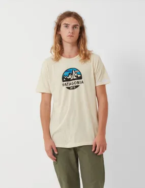 Patagonia Fitz Roy Scope Organic T-Shirt - Oyster White