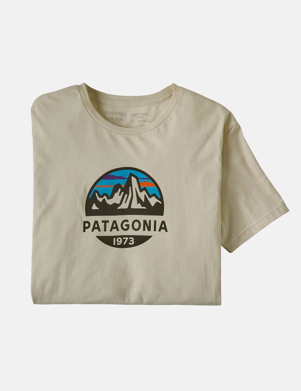 Patagonia Fitz Roy Scope Organic T-Shirt - Oyster White