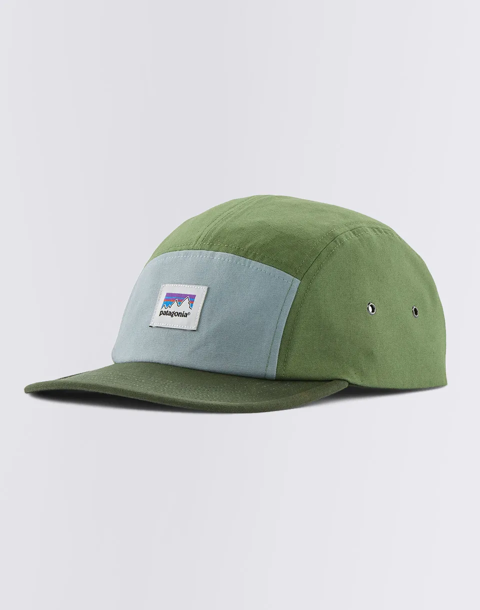 Patagonia Graphic Maclure Hat Shop Sticker: Terrain Green