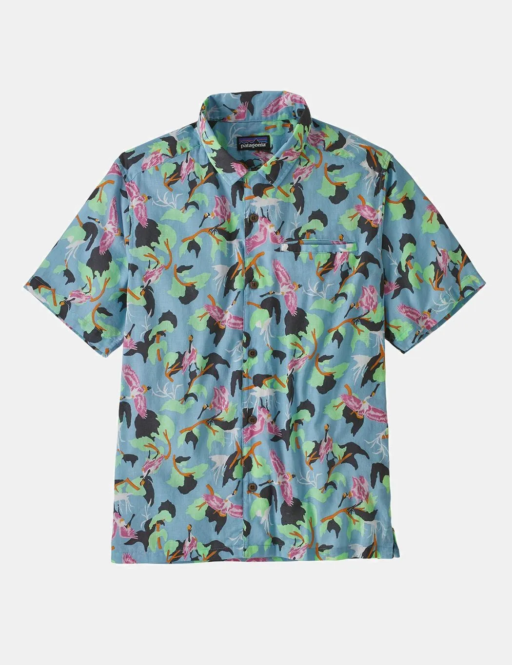 Patagonia Lightweight A/C Shirt (Spoonbills) - Big Sky Blue