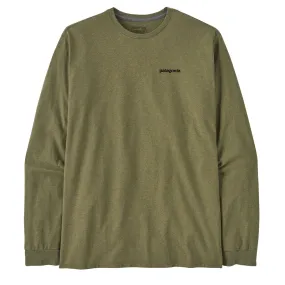 Patagonia Long Sleeve P-6 Logo Responsibili-Tee Buckhorn Green