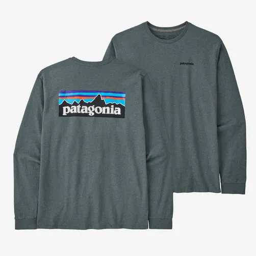 Patagonia Long Sleeve P-6 Logo Responsibili-Tee