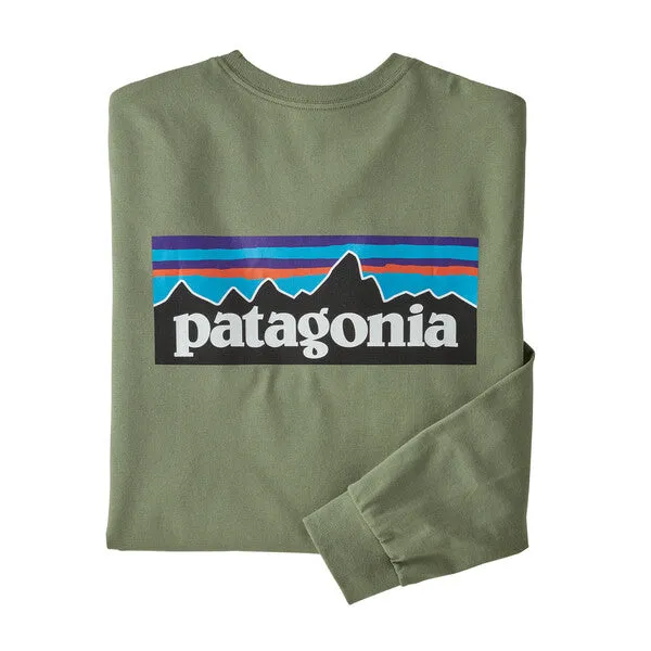 Patagonia Long Sleeve P-6 Logo Responsibili-Tee