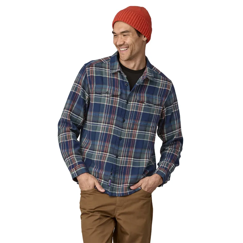 Patagonia Mens Fjord Flannel Shirt - Adventurer-New Navy