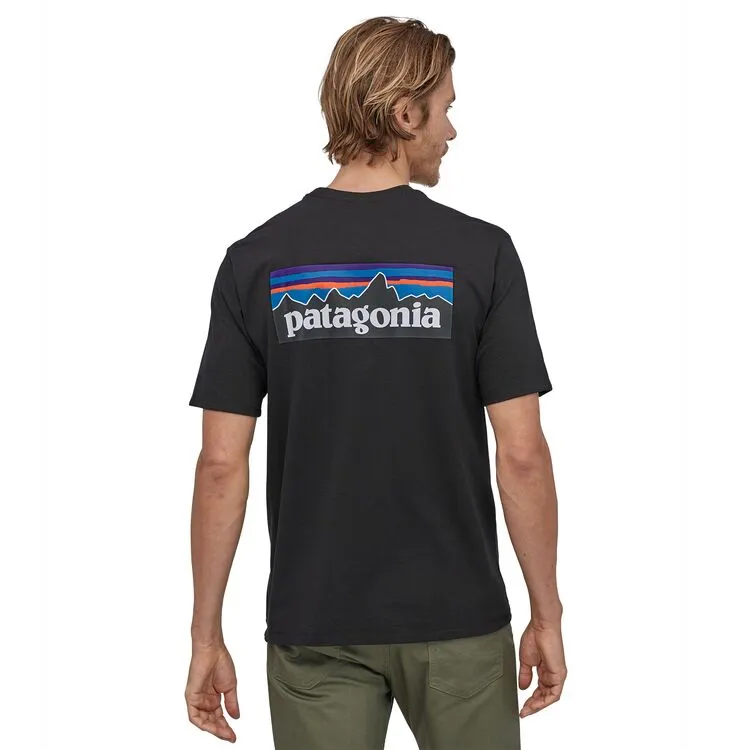 Patagonia - M's P-6 Logo Responsibili-Tee - Black