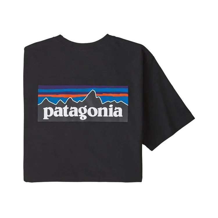 Patagonia - M's P-6 Logo Responsibili-Tee - Black