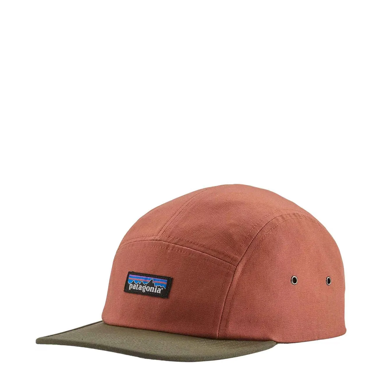 Patagonia P-6 Label Maclure Hat Burl Red