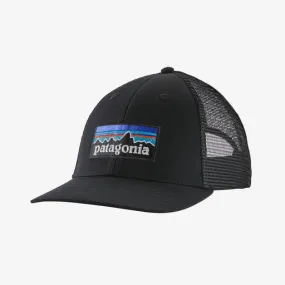 Patagonia P-6 Logo LoPro Trucker Hat - Black