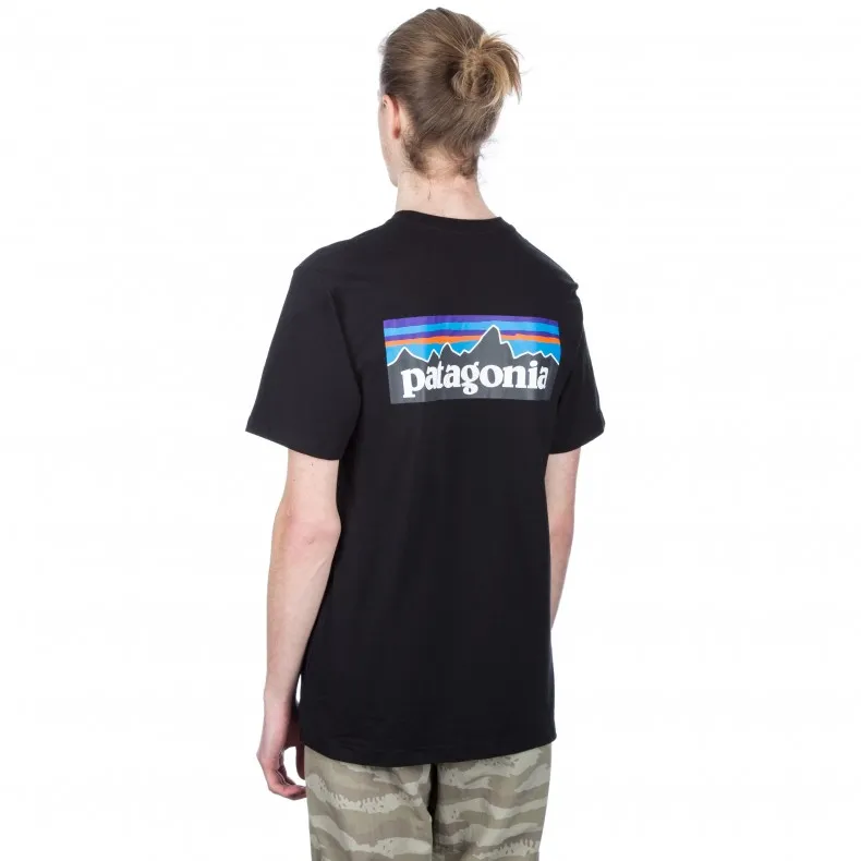 Patagonia P-6 Logo Responsibili-Tee T-Shirt (Black)