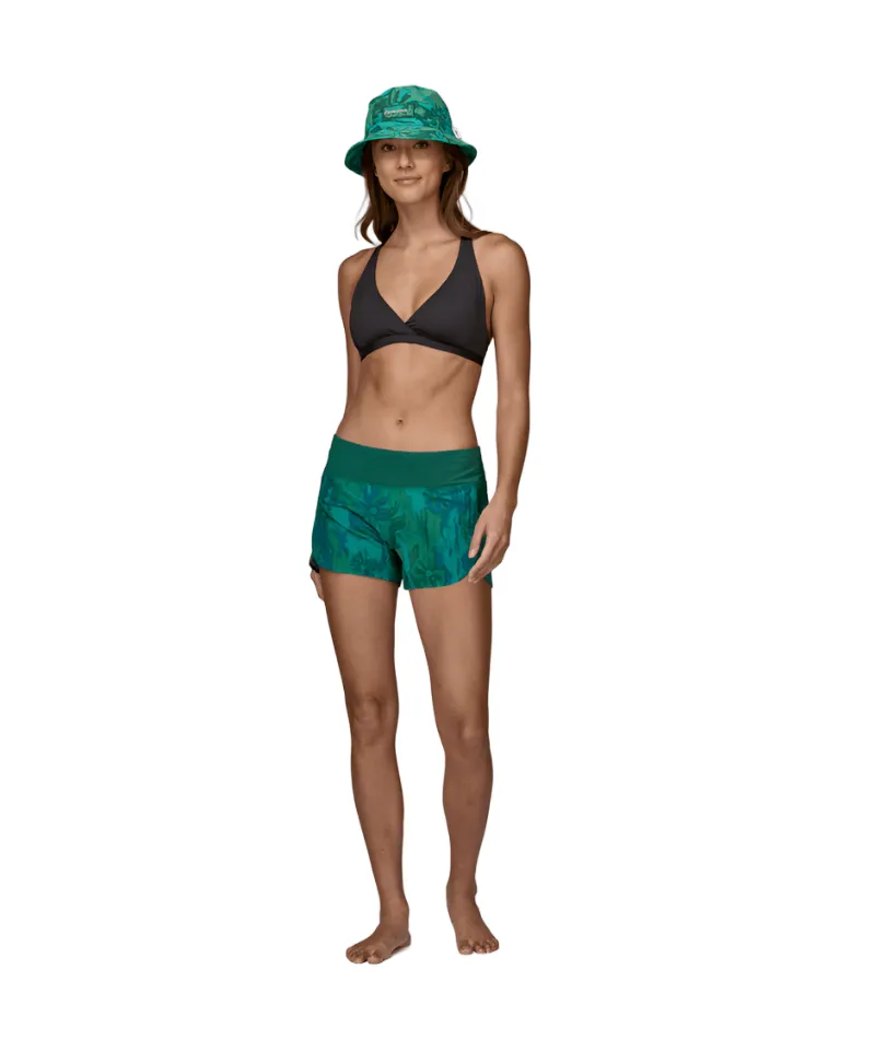 Patagonia Stretch Hydropeak Boardshorts-Cliffs and Waves: Conifer Green