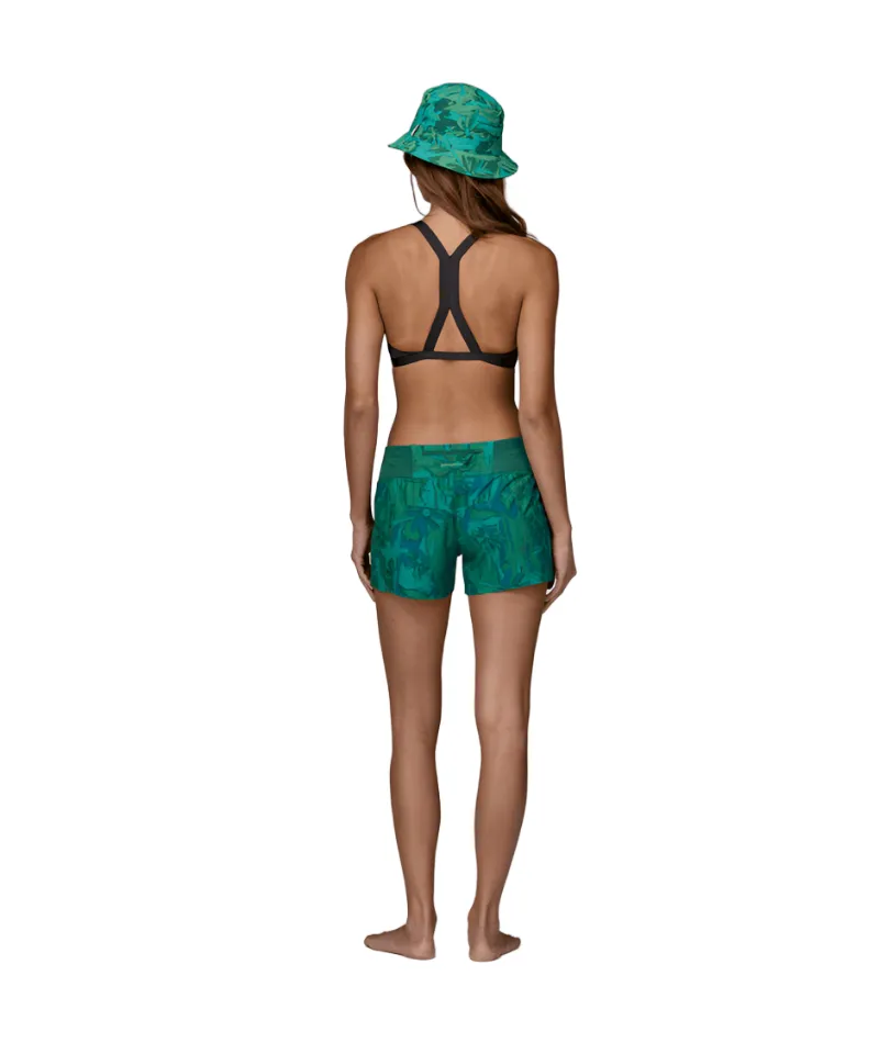 Patagonia Stretch Hydropeak Boardshorts-Cliffs and Waves: Conifer Green