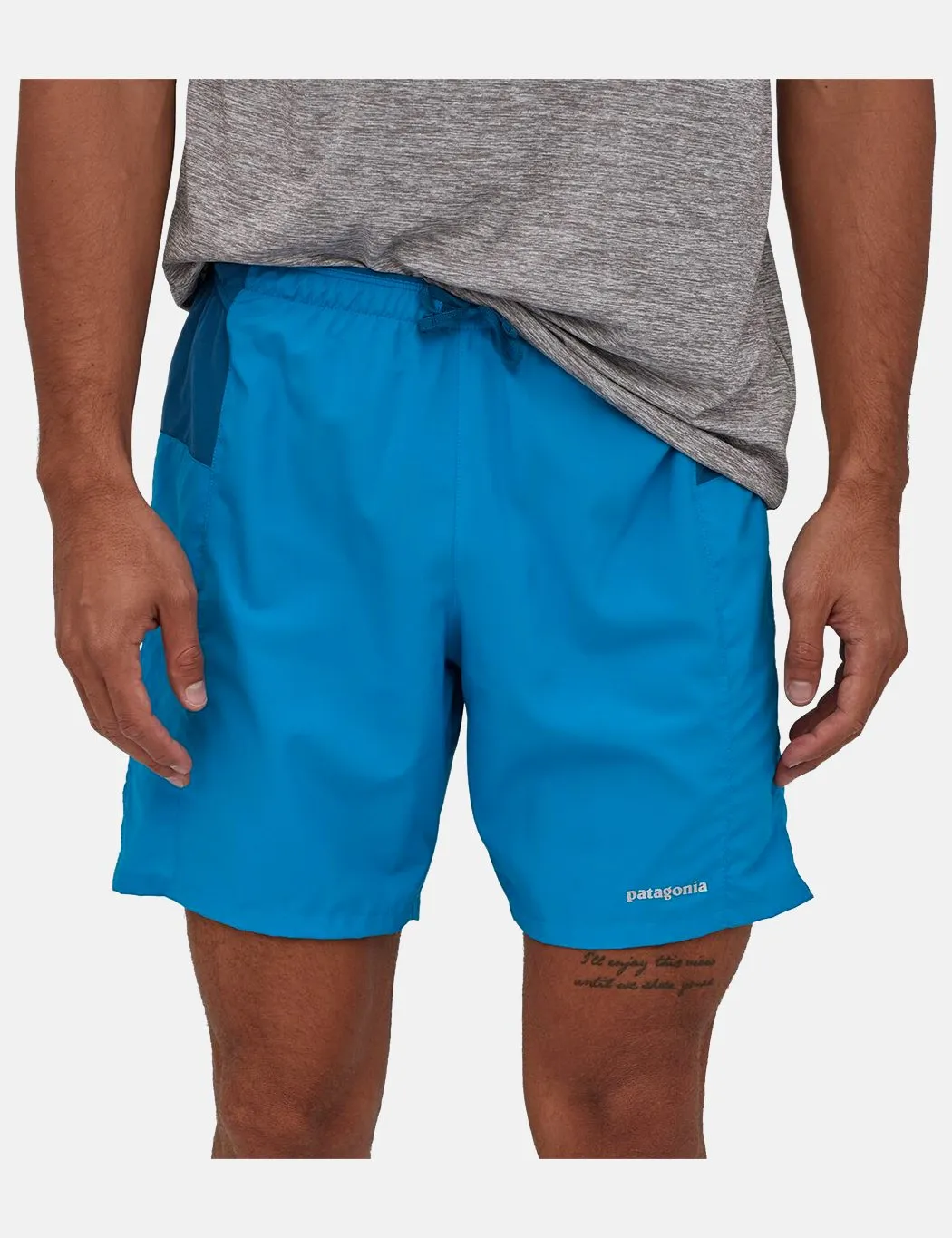 Patagonia Strider Pro Shorts (7) - Andes Blue