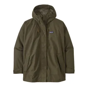 Patagonia Womens Outdoor Everyday Rain Jacket Basin Green