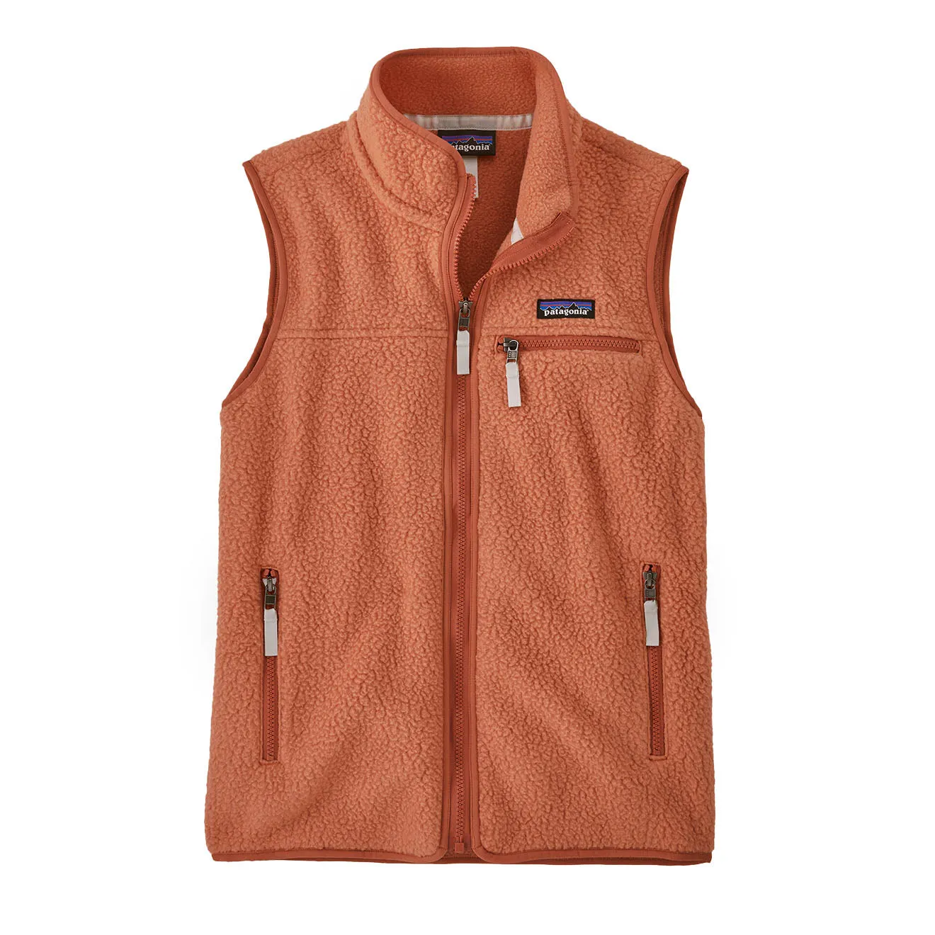 Patagonia Womens Retro Pile Fleece Vest Sienna Clay