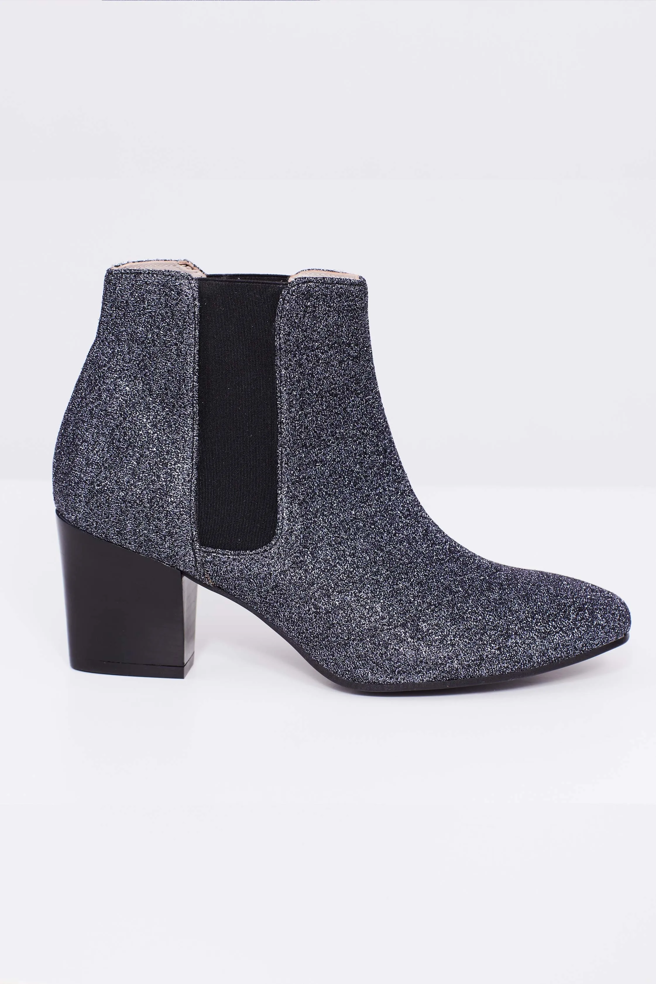 Pewter Metallic Chelsea Boot