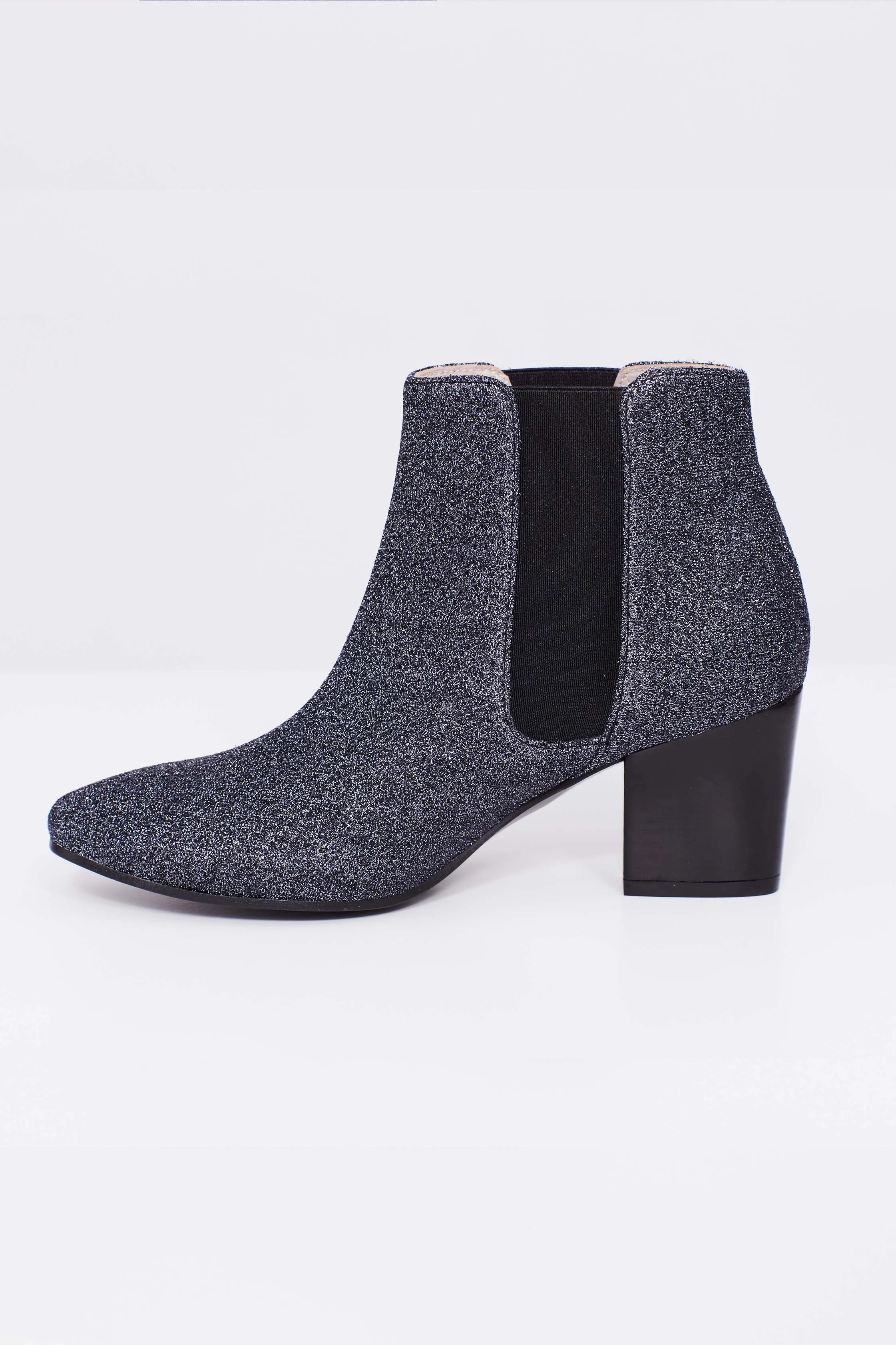 Pewter Metallic Chelsea Boot