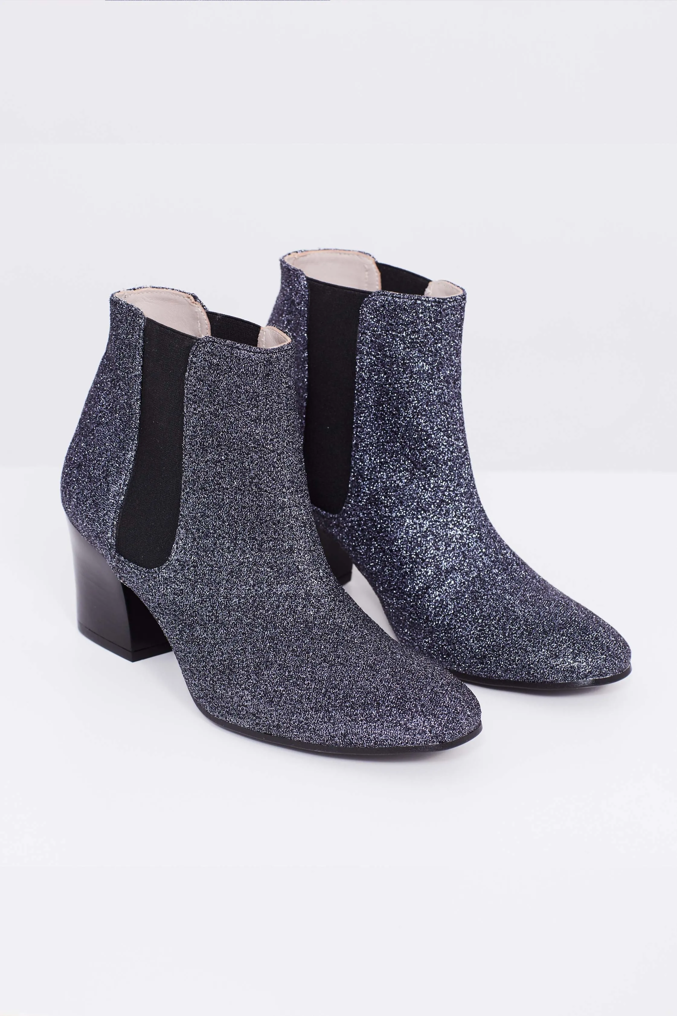 Pewter Metallic Chelsea Boot