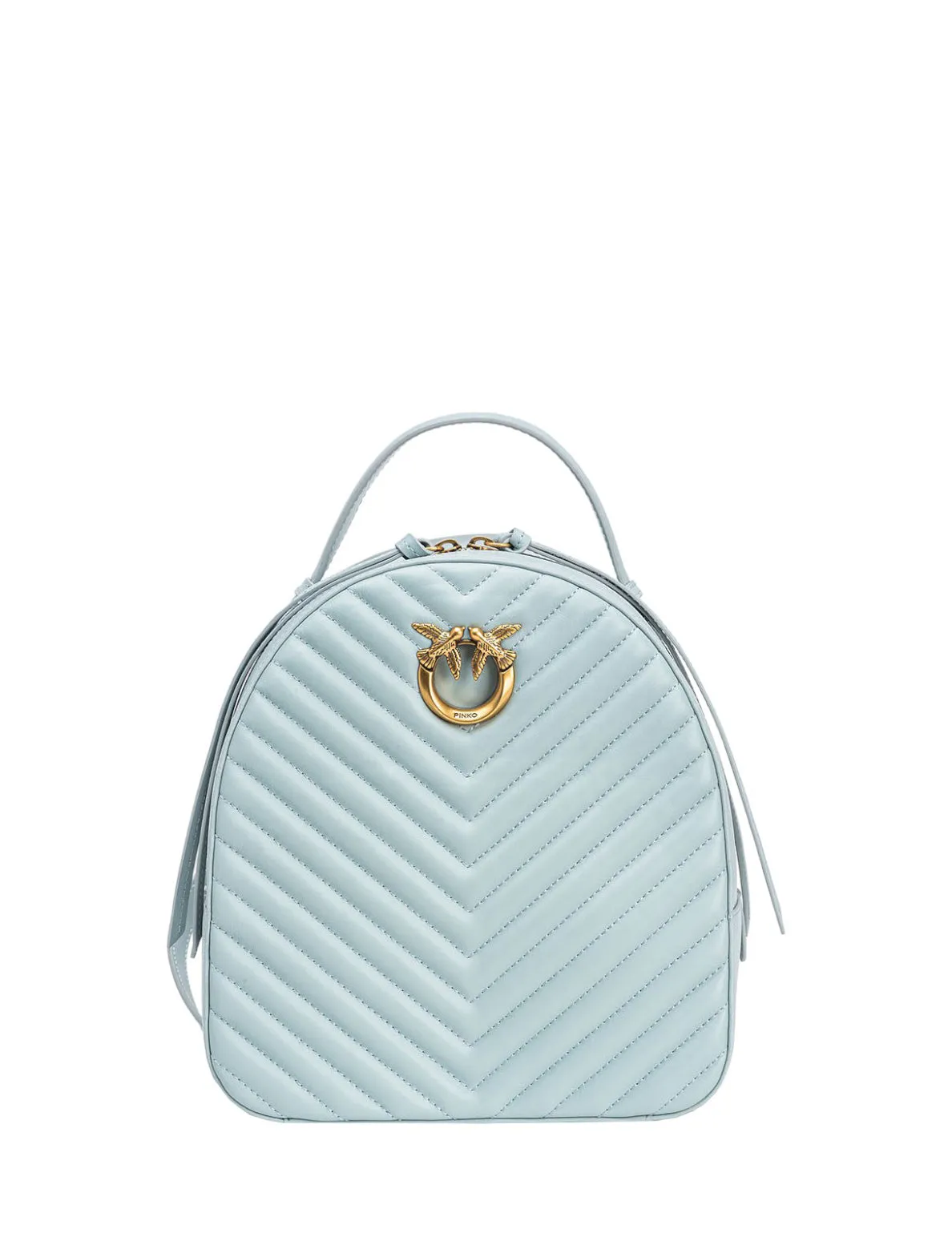 PINKO LOVE CLICK BACKPACK VITELLO NAPPATO CHEVRON