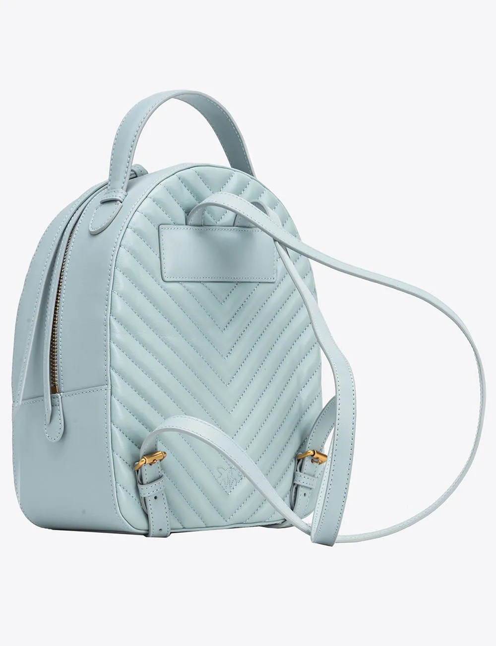 PINKO LOVE CLICK BACKPACK VITELLO NAPPATO CHEVRON