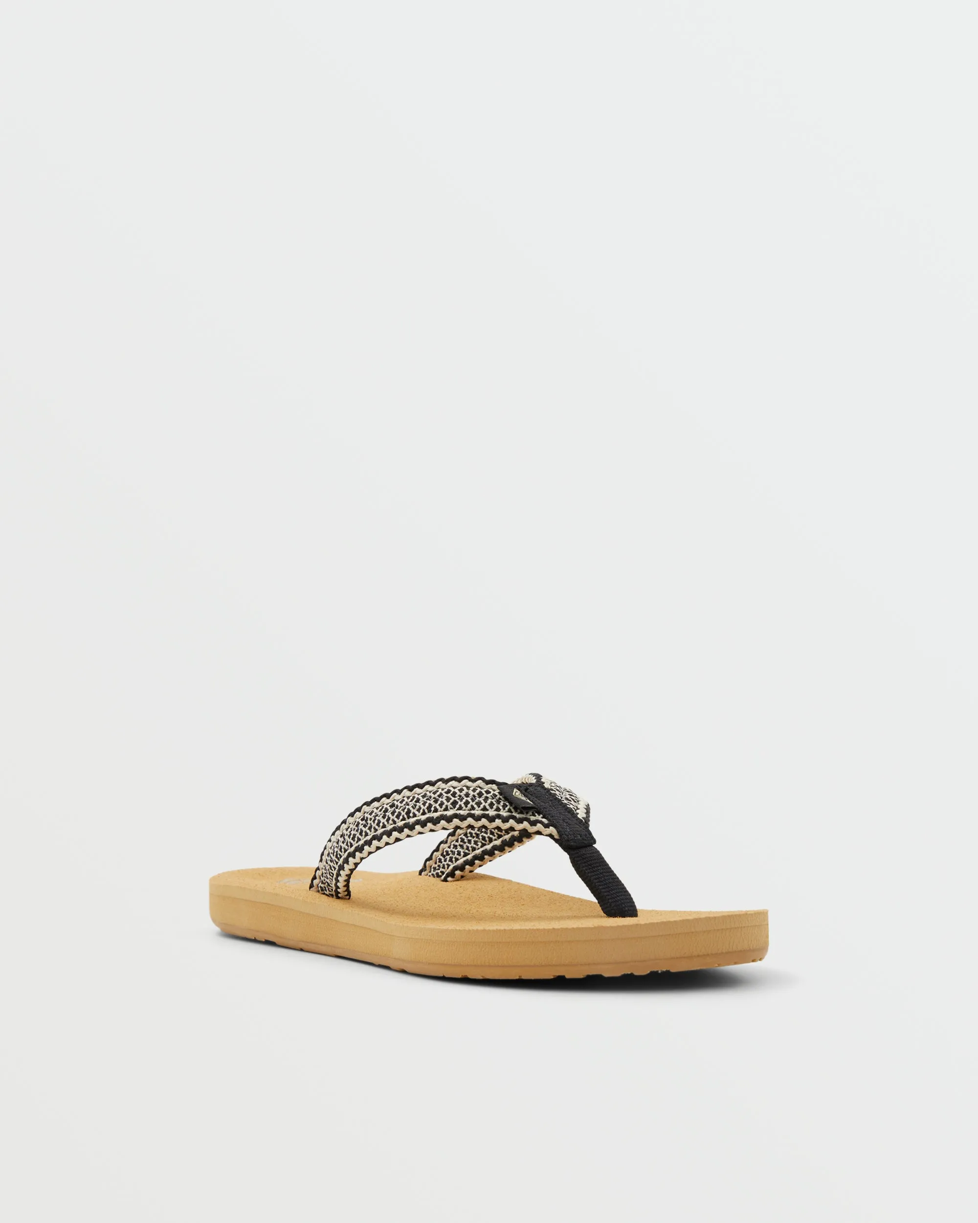 Porto IV Sandals - Black & White