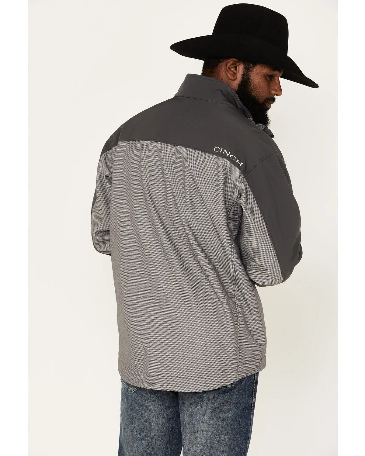 Product Name:  Cinch Men's Textured Logo Softshell Colorblock CC Jacket