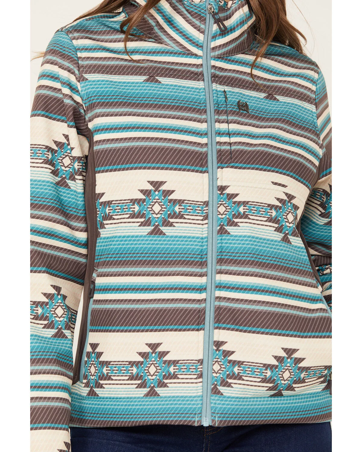 Product Name:  Cinch Women's Southwestern Print Concealed Carry Softshell Jacket