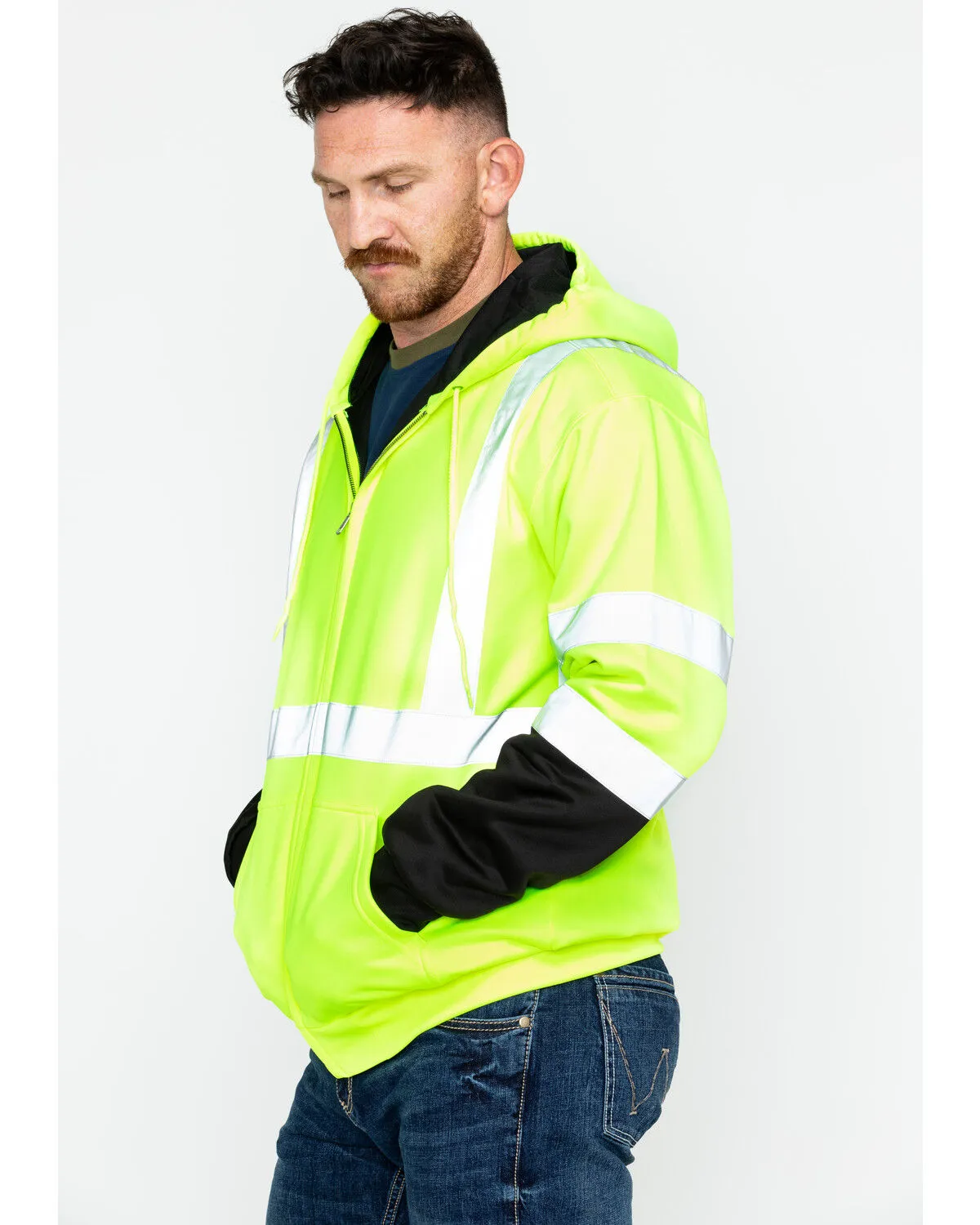 Product Name:  Hawx Men's Softshell High-Visibility Safety Work Jacket