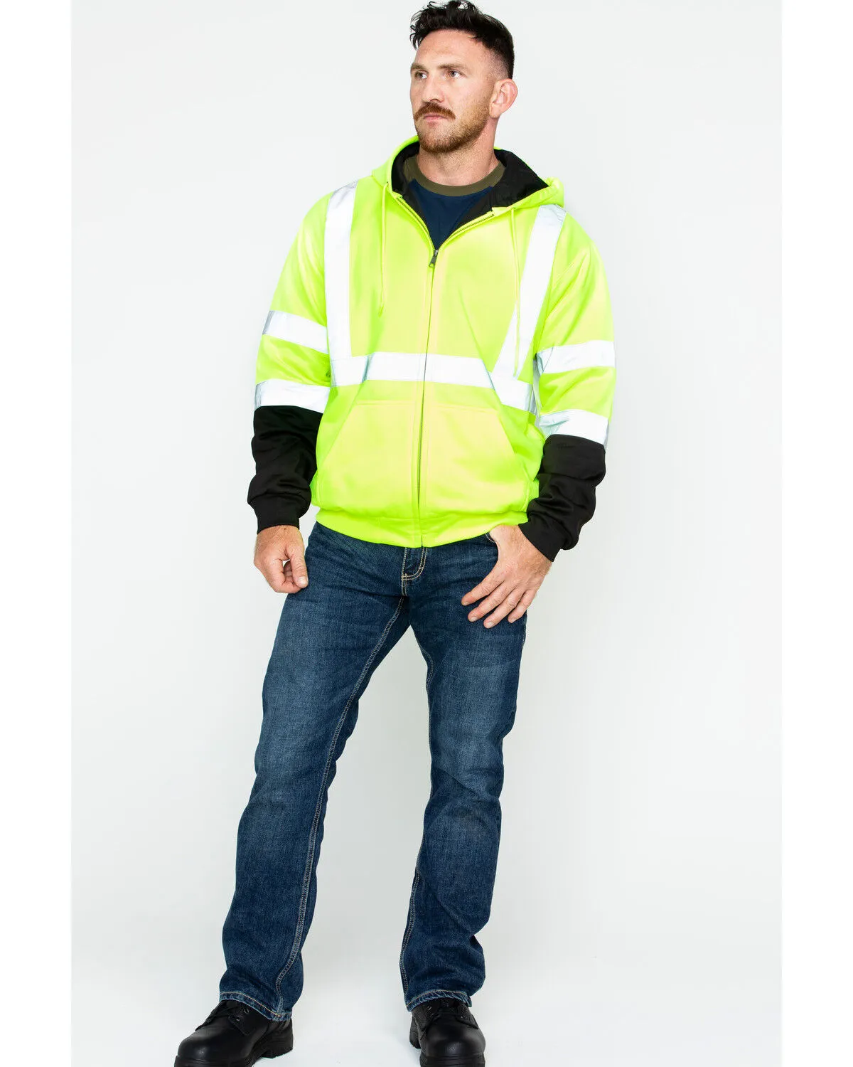 Product Name:  Hawx Men's Softshell High-Visibility Safety Work Jacket