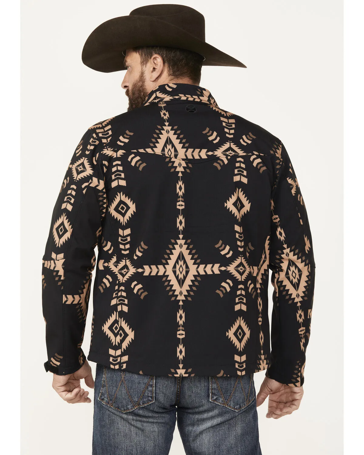 Product Name:  Hooey Men's Southwestern Print Softshell Jacket